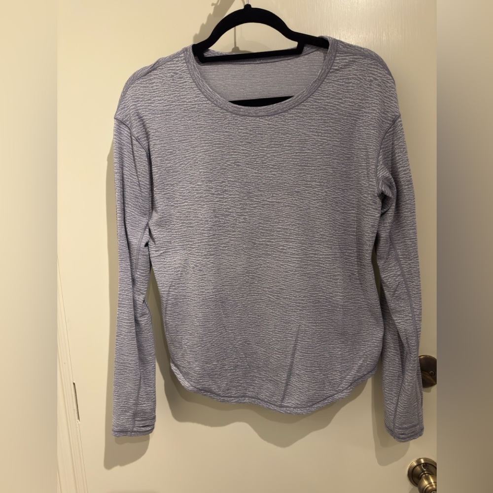 Lululemon long sleeve grey heather T-shirt